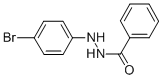 Benzoic acid 2-(p-bromophenyl)hydrazide Struktur