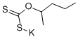 POTASSIUM SEC-AMYLXANTHATE Struktur