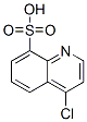 8-Quinolinesulfonic  acid,  4-chloro- Struktur