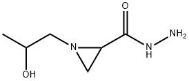 2-Aziridinecarboxylicacid,1-(2-hydroxypropyl)-,hydrazide(9CI) Struktur