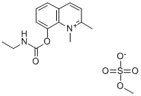 Quinaldinium, 8-hydroxy-1-methyl-, methylsulfate, ethylcarbamate Struktur