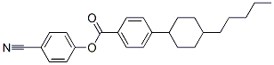 4-CYANOPHENYL 4-(4-PENTYLCYCLOHEXYL)BENZOATE Struktur