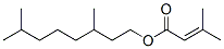 3,7-dimethyloctyl 3-methyl-2-butenoate Struktur