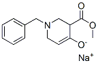 sodium methyl 1-benzyl-1,2,3,6-tetrahydro-4-oxidonicotinate Struktur