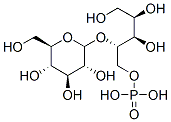 2-O-glucopyranosylribitol-1-phosphate Struktur