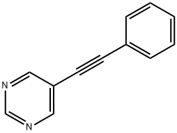 5-(Phenylethynyl)pyrimidine Struktur