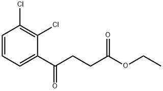 ETHYL 4-(2,3-DICHLOROPHENYL)-4-OXOBUTYRATE Struktur