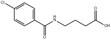 4-(4-CHLORO-BENZOYLAMINO)-BUTYRIC ACID Struktur