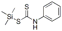 N-Phenyldithiocarbamic acid trimethylsilyl ester Struktur