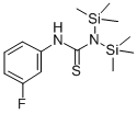 1,1-Bis(trimethylsilyl)-3-(m-fluorophenyl)-2-thiourea Struktur