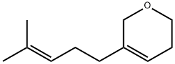 3,6-dihydro-5-(4-methyl-3-pentenyl)-2H-Pyran Struktur