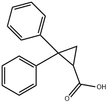 2,2-DIPHENYL-CYCLOPROPANECARBOXYLIC ACID Struktur