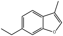 Benzofuran,  6-ethyl-3-methyl- Struktur