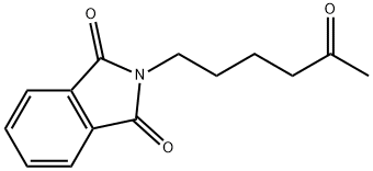 2-(5-OXO-HEXYL)-ISOINDOLE-1,3-DIONE Struktur