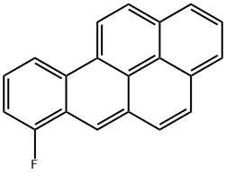 7-fluorobenzo(a)pyrene Struktur