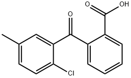 2-(2-Chloro-5-methylbenzoyl)benzoic acid Struktur