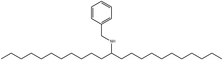 N-(1-Undecyldodecyl)benzylamine Struktur