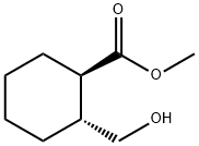 METHYL TRANS-2-HYDROXYMETHYLCYCLOHEXANE-1-CARBOXYLATE Struktur