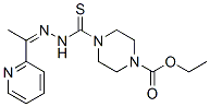 ethyl 4-[(1-pyridin-2-ylethylideneamino)thiocarbamoyl]piperazine-1-car boxylate Struktur