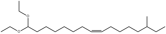 (Z)-1,1-Diethoxy-14-methyl-8-hexadecene Struktur