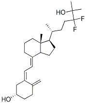 24,24-difluoro-25-hydroxyvitamin D3 Struktur