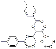 DI-P-TOLUOYL-D-TARTARIC ACID MONOHYDRATE Struktur