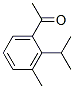 1-[methyl(1-methylethyl)phenyl]ethan-1-one Struktur