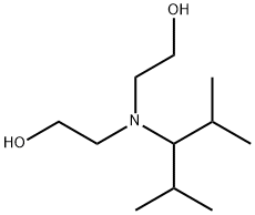 2,2'-[[2-methyl-1-(1-methylethyl)propyl]imino]bisethanol Struktur