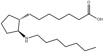 (+-)-13-AZAPROSTANOIC ACID Struktur