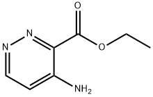 3-Pyridazinecarboxylicacid,4-amino-,ethylester(9CI) Struktur