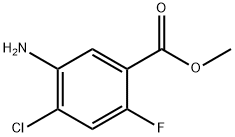 5-AMino-4-chloro-2-fluoro-benzoic acid Methyl ester Struktur