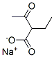 sodium 2-ethylacetoacetate Struktur