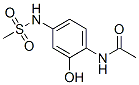 N-[2-hydroxy-4-[(methylsulphonyl)amino]phenyl]acetamide Struktur