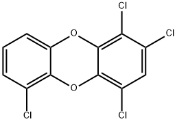 1,2,4,6-Tetrachlorodibenzo[1,4]dioxin Struktur