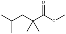 Pentanoic acid, 2,2,4-trimethyl-, methyl ester Struktur