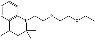 1-[2-(2-Ethoxyethoxy)ethyl]-1,2,3,4-tetrahydro-2,2,4-trimethylquinoline Struktur