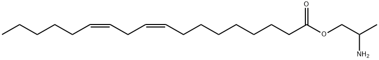 2-aminopropyl (9Z,12Z)-octadeca-9,12-dienoate Struktur