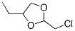 1,3-Dioxolane,  2-(chloromethyl)-4-ethyl- Struktur