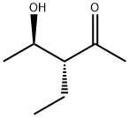 2-Pentanone, 3-ethyl-4-hydroxy-, (R*,R*)- (9CI) Struktur