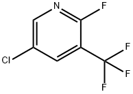 5-Chloro-2-fluoro-3-(trifluoromethyl)pyridine Struktur