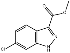 METHYL 6-CHLORO-1H-INDAZOLE-3-CARBOXYLATE Struktur