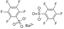 BARIUM PENTAFLUOROBENZENESULFONATE Struktur