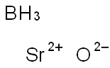 Boron strontium oxide europium-doped Struktur