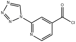 4-Pyridinecarbonyl chloride, 2-(1H-tetrazol-1-yl)- (9CI) Struktur