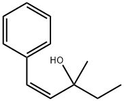 (Z)-3-Methyl-1-phenyl-1-penten-3-ol Struktur