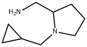 1-(cyclopropylmethyl)pyrrolidine-2-methylamine Struktur