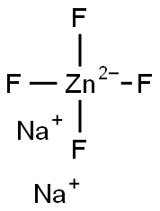 disodium tetrafluorozincate(2-) Struktur