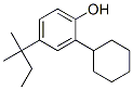 2-Cyclohexyl-4-(1,1-dimethylpropyl)phenol Struktur