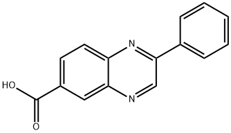 2-PHENYLQUINOXALINE-6-CARBOXYLIC ACID Struktur