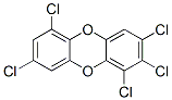 1,2,3,6,8-Pentachlorodibenzo[1,4]dioxin Struktur